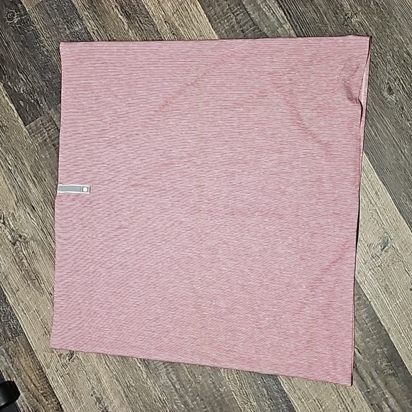 Lululemon Vinysas Versatile Red Striped Cardigan Scraf - Picture 5 of 10